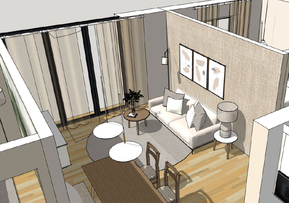 Fewo-einrichten-lassen_5 ferienwohnung einrichten lassen wohnzimmer beige